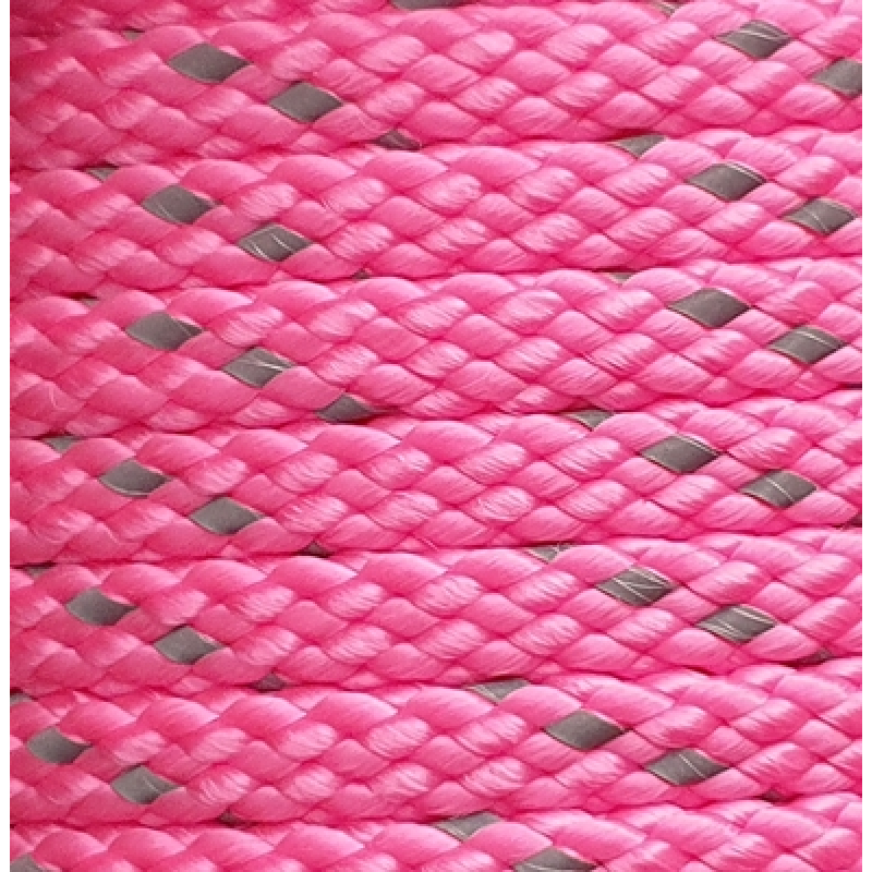 PPM touw 8 mm roze reflectie